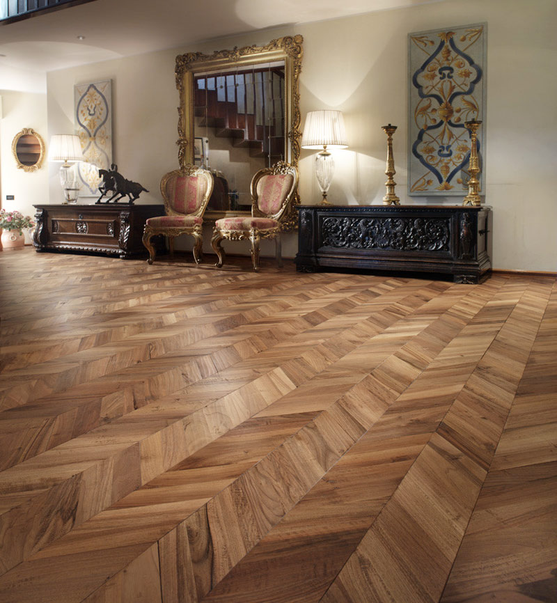 walnut chevron