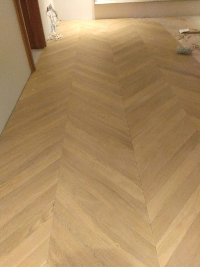 chevron grey oak