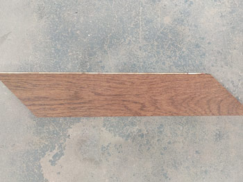 chevron in oak chocolate