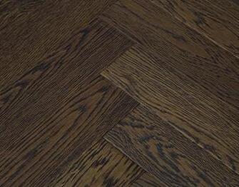 oak herringbone in dark color