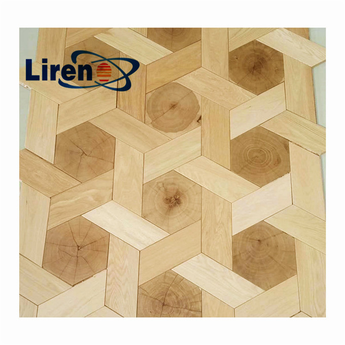 oak end grain wood flooringbraid weave pattern